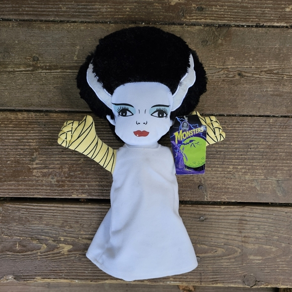 Monsters Plush Universal Studios 2014 Bride Of Frankenstein Doll Toy NWT - Picture 1 of 4